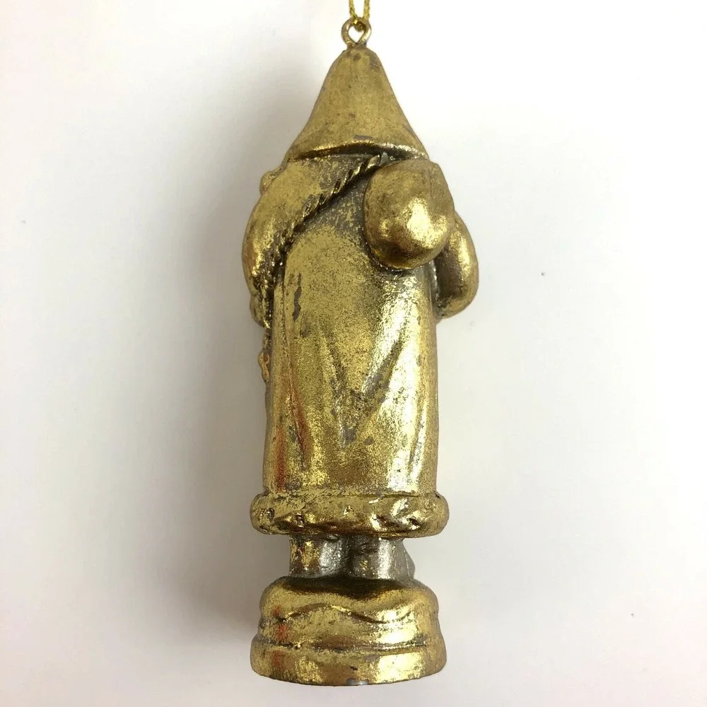 Santa Claus Gold Christmas Tree Ornament Wondershop Target 2018 Father Christmas